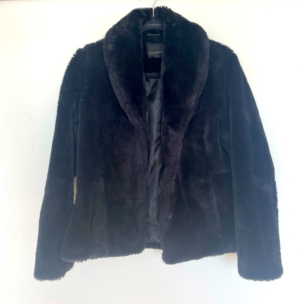 Weatherproof Black Fur Jacket